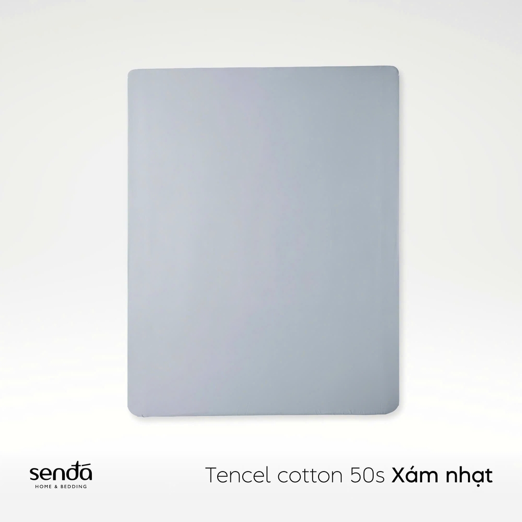 Ga giường Lụa Tencel Cotton trơn màu
