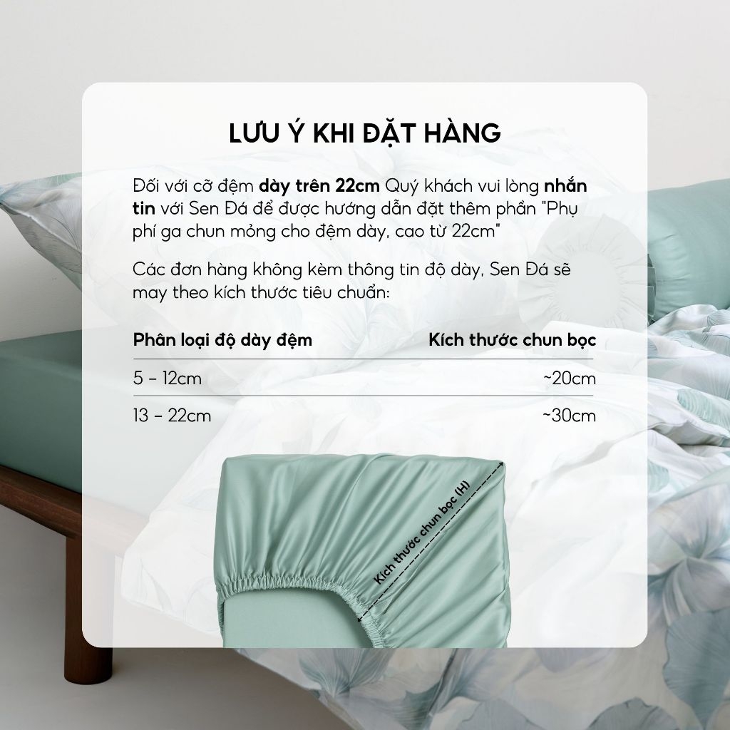 Bộ chăn ga gối 5 món Tencel Cotton họa tiết - Bích vân