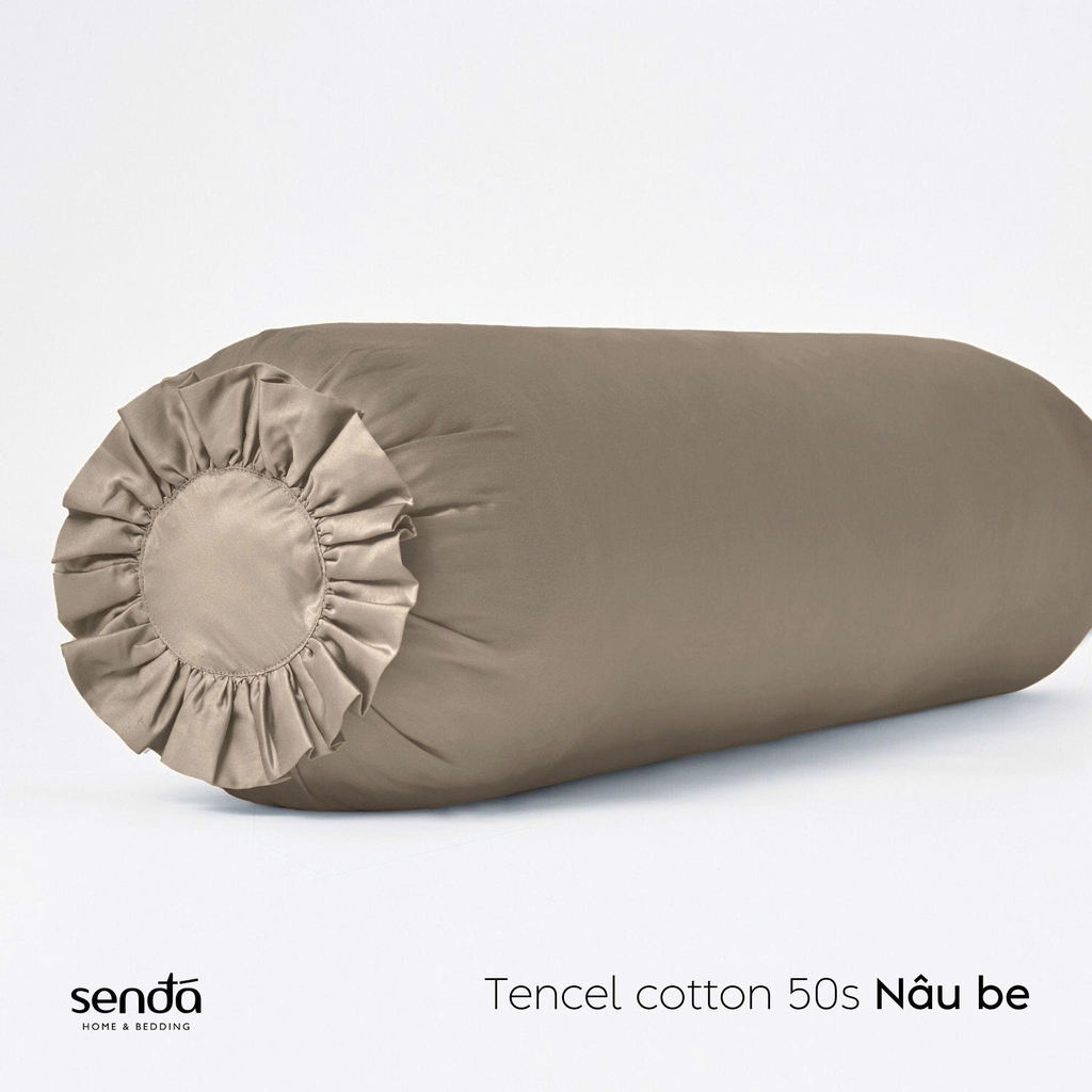 Vỏ gối ôm Tencel Cotton trơn màu