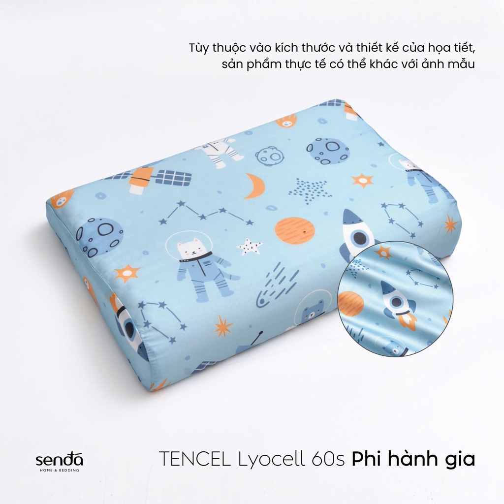 Gối cao su non hỗ trợ ngủ ngon cho bé, ruột gối ngủ sâu Memory Foam trẻ em cao cấp