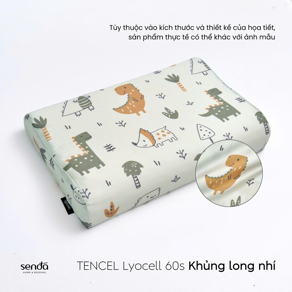 Gối cao su non hỗ trợ ngủ ngon cho bé, ruột gối ngủ sâu Memory Foam trẻ em cao cấp