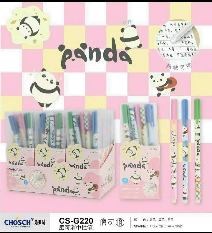 [HỘP NHỰA] Bút Gel Xóa Được NẮP Đậy Chosch HỘP NHỰA (12 Cây/Hộp; 12 Hộp/ Lốc; 12 Lốc/ Thùng) CS-G215; CS-G213; CS-G226; CS-G212