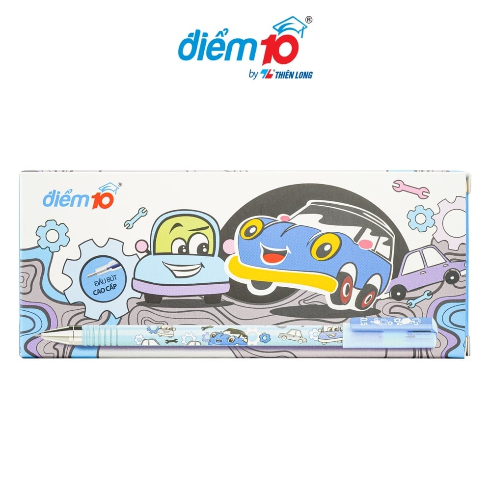 TL - Bút Gel TP-GEL038 (Xanh, Đen, Tím) (20 Cây/Hộp)