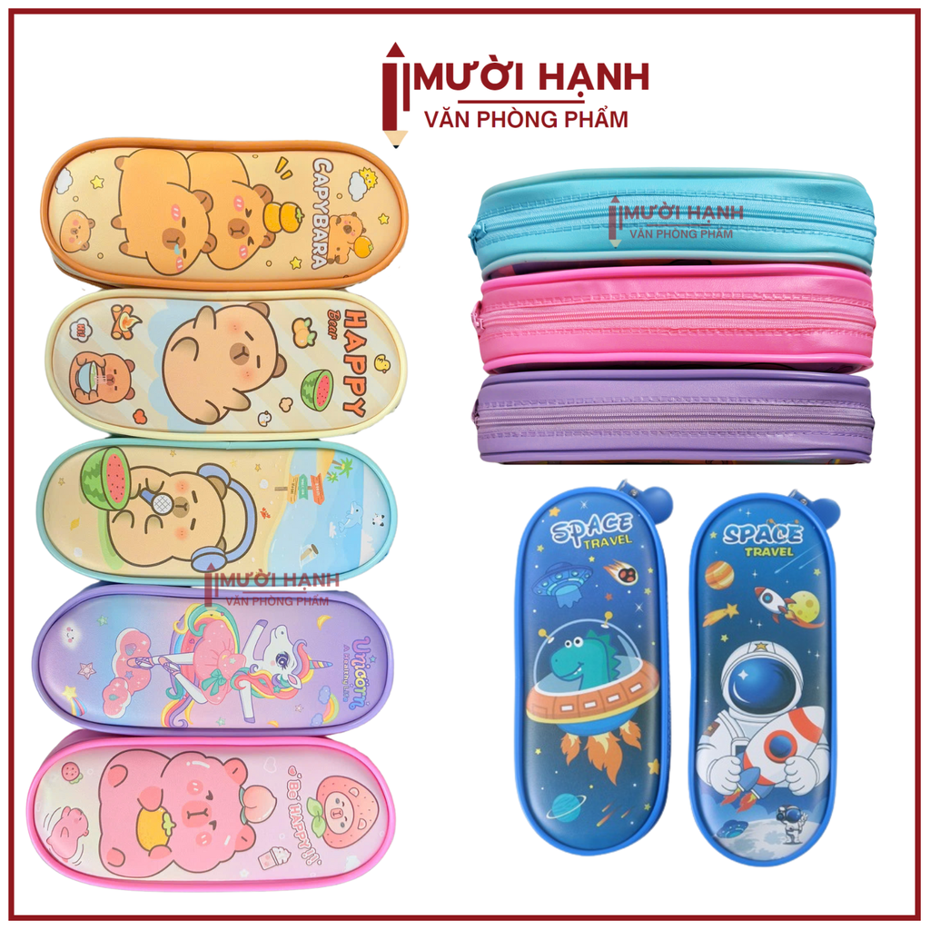 Ví Bút Da Simili 1 Dây Kéo BD-177 (30 Cái/ Lốc; 180 Cái/ Thùng)