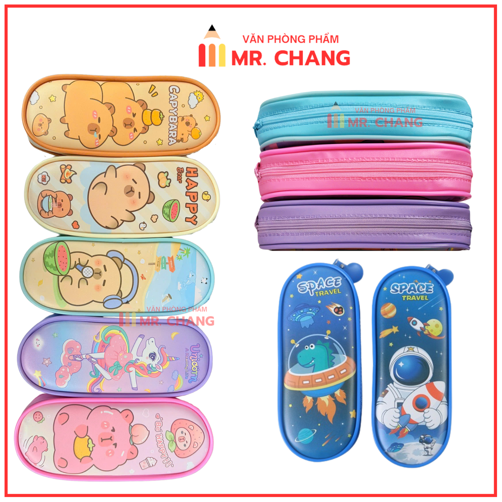 Ví Bút Da Simili 1 Dây Kéo BD-177 (30 Cái/ Lốc; 180 Cái/ Thùng)