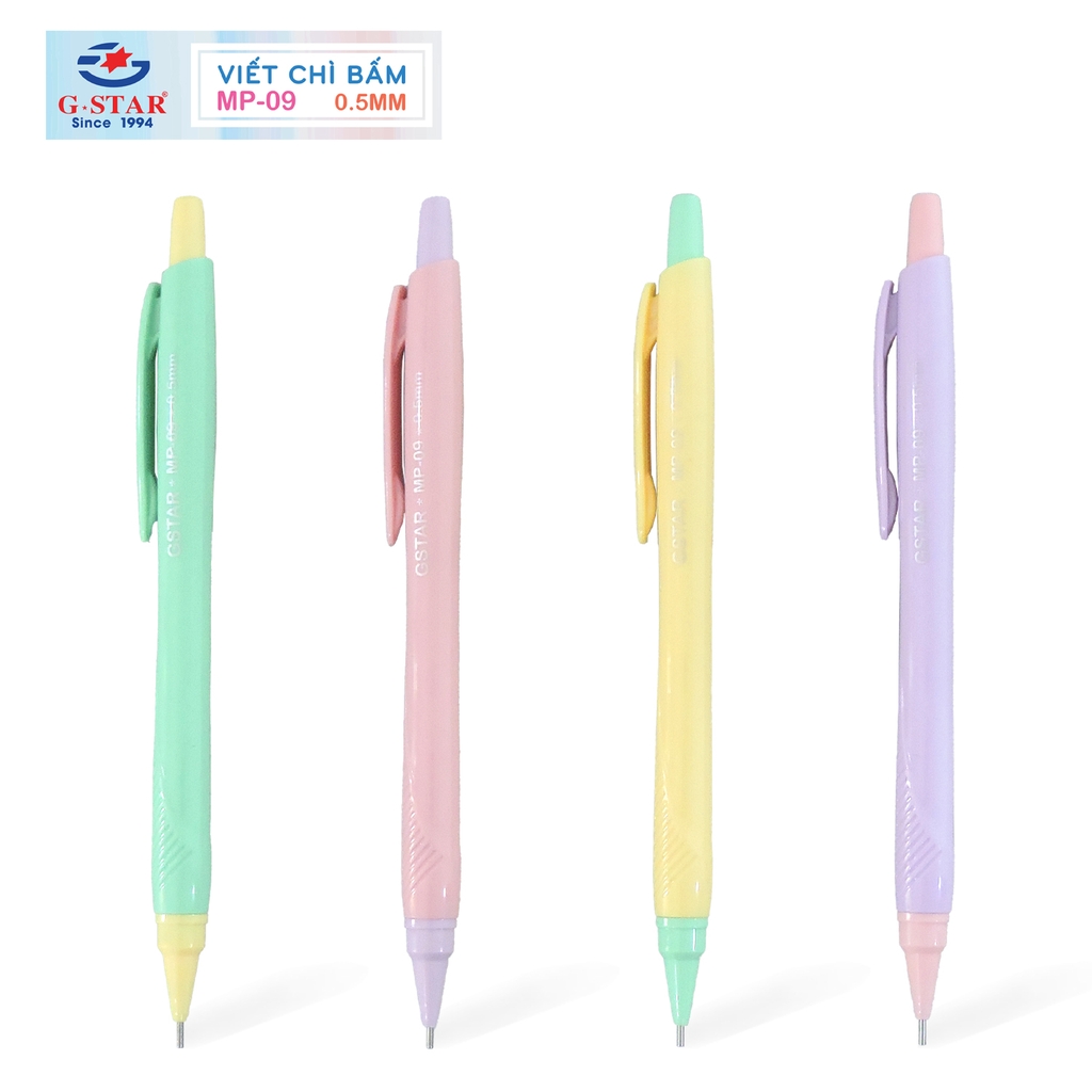 G-Star Bút Chì Bấm Kim Ngòi 0.5mm MP09 (12 Cây/ Hộp, 12 Hộp/ Lốc, 144 Hộp/ Thùng)