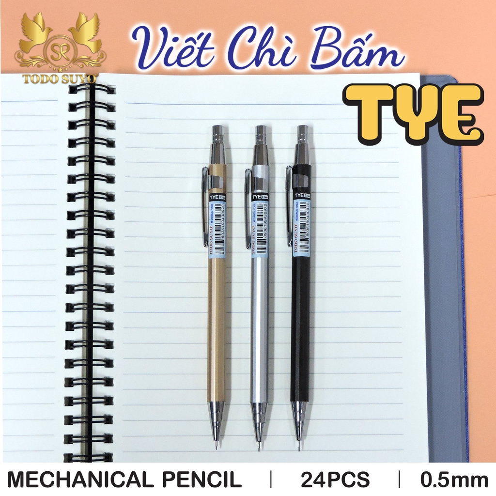 G-Star Bút Chì Bấm TYE Hiệu Todo Suyo (24 Cây/ Hộp, 20 Hộp/ Lốc, 40 Hộp/ Thùng)