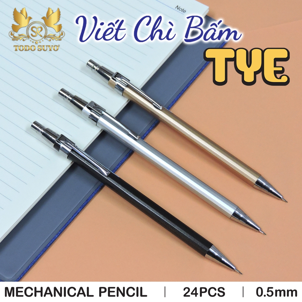 G-Star Bút Chì Bấm TYE Hiệu Todo Suyo (24 Cây/ Hộp, 20 Hộp/ Lốc, 40 Hộp/ Thùng)