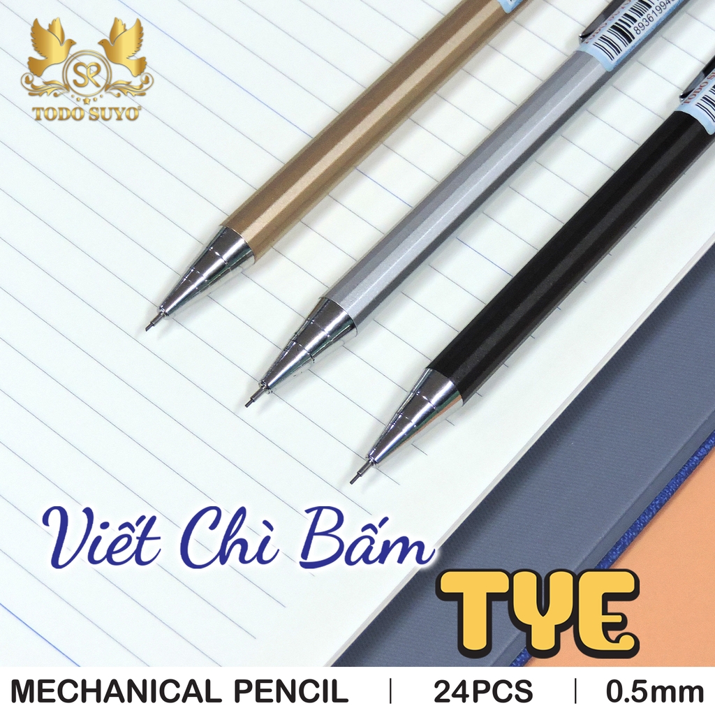 G-Star Bút Chì Bấm TYE Hiệu Todo Suyo (24 Cây/ Hộp, 20 Hộp/ Lốc, 40 Hộp/ Thùng)