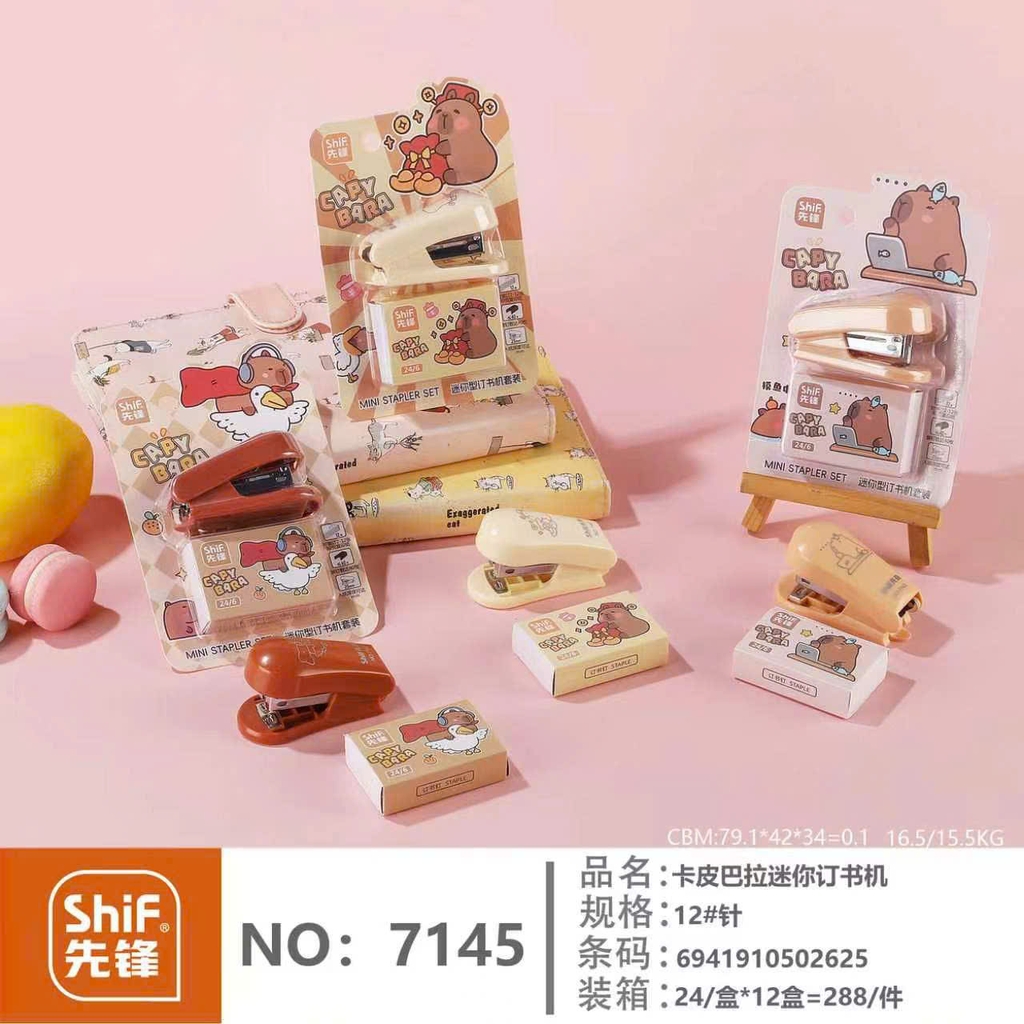 Bấm Kim Mini Shif Kèm Kim Bấm (24 Vĩ/Hộp) (288 Vĩ/Thùng)