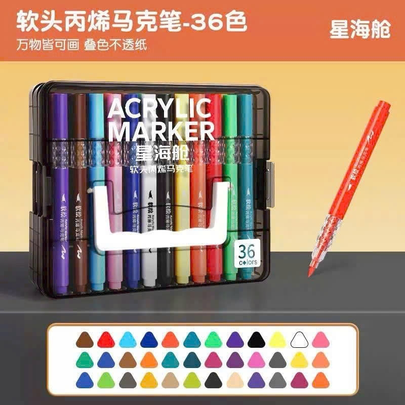 Bút Dạ Acrylic 50233 (Thân Tròn)