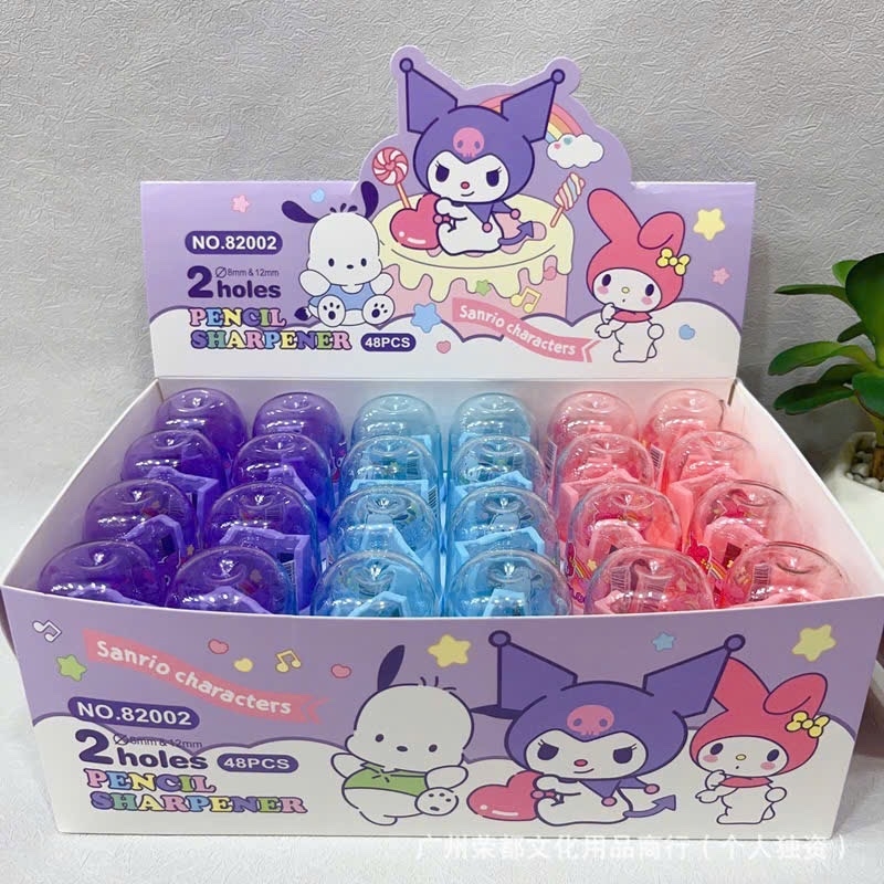 Gọt Bút Chì 2 Lỗ Sanrio 82002 (48 Cái/ Hộp; 30 Hộp/ Thùng)