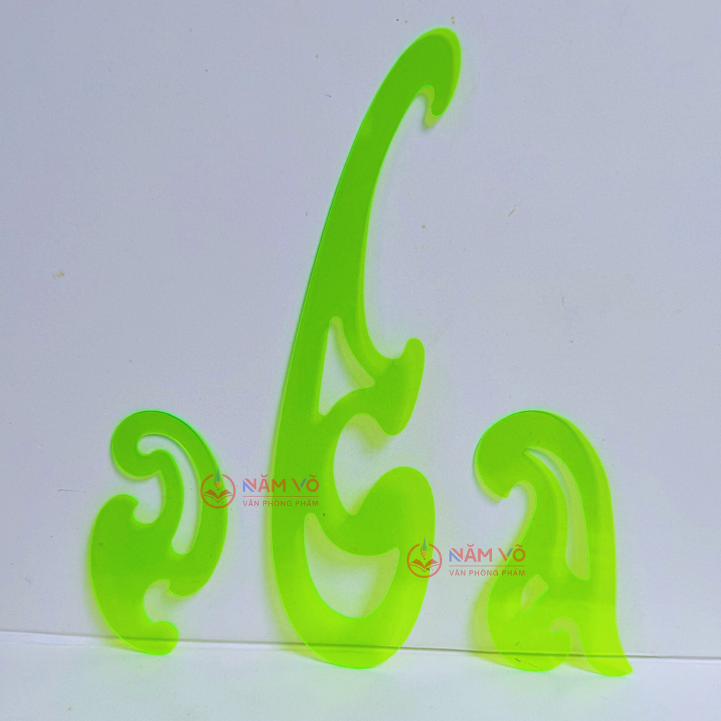 Win Q Bộ 3 Cây Thước Parabol Lớn QL03 (10 Bộ/ Hộp; 5 Hộp/ Lốc)