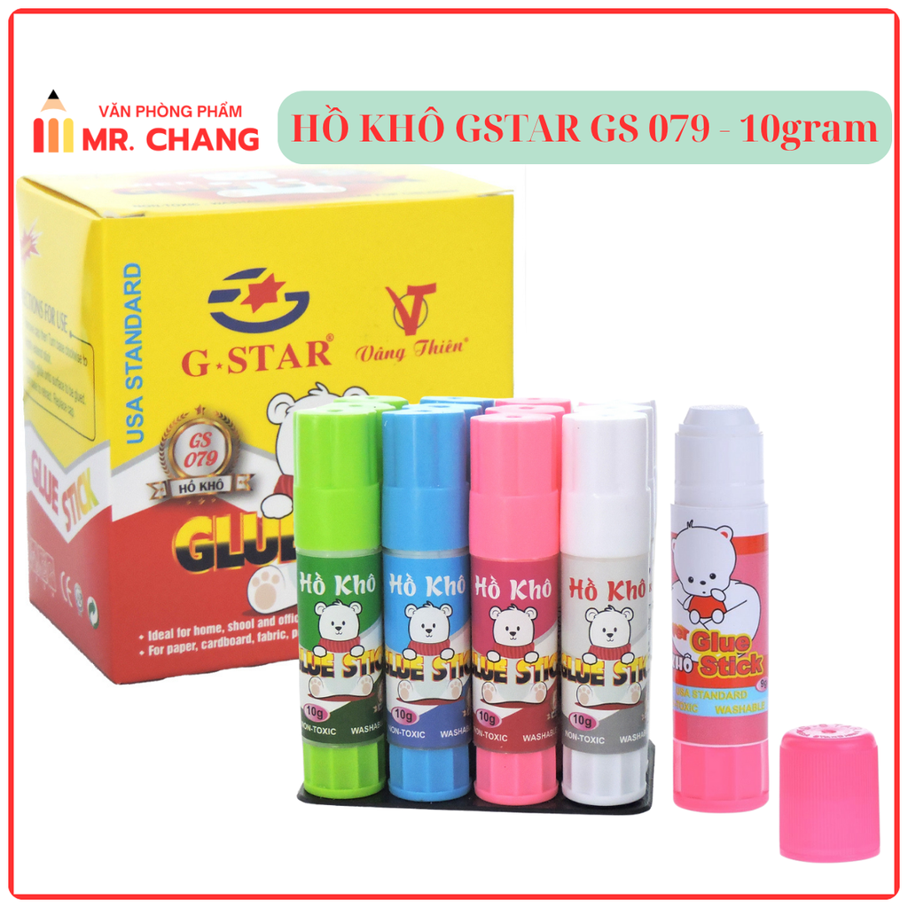 G-Star Hồ Khô 10gr GS079 (12 Chai/Hộp; 54 Hộp/ Thùng)