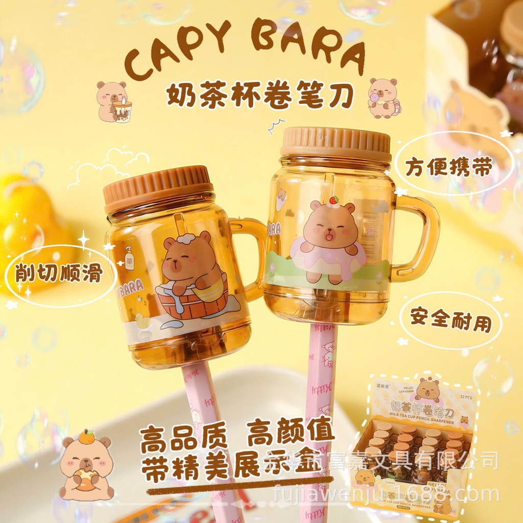 Gọt Bút Chì 1 Lỗ CapyBara 3720 (32 Cái/ Hộp; 36 Hộp/ Thùng)