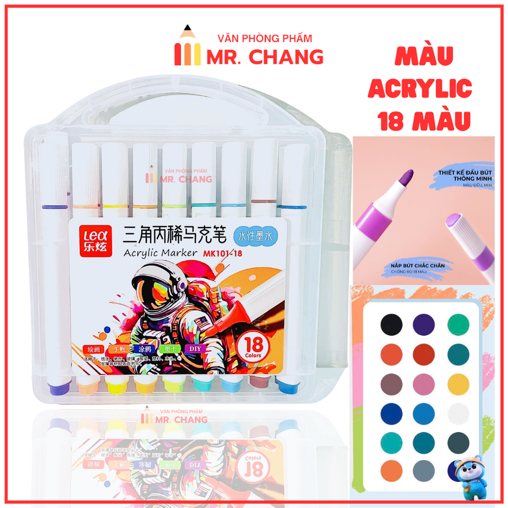 Bút Lông Màu ACRYLIC LEX MK101