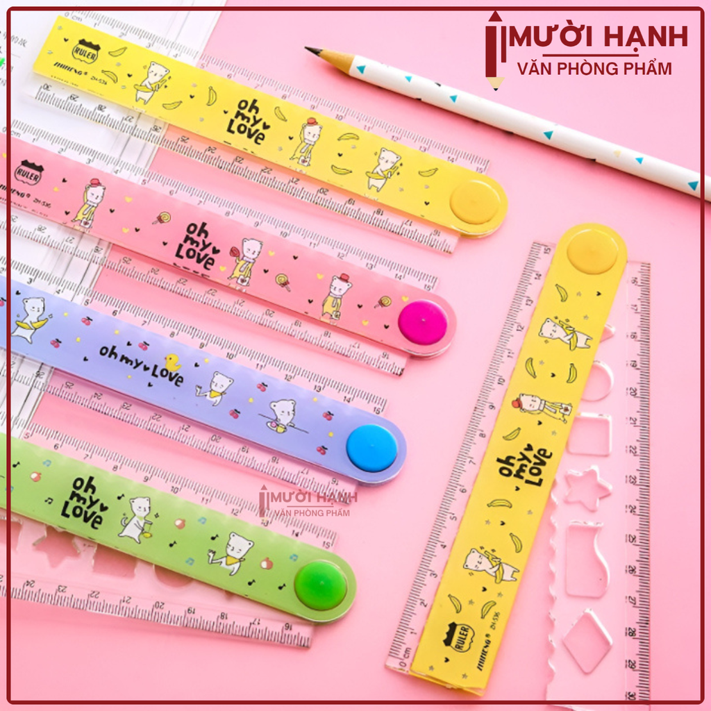 Thước Gấp 30cm AH2628 (40 Cây/Lon; 32 Lon/ Thùng)