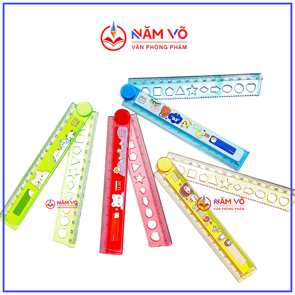 Thước Gấp 30cm AH2628 (40 Cây/Lon; 32 Lon/ Thùng)
