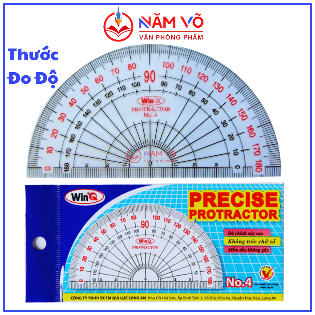 Win Q Thước Dẻo Đo Độ Loại Lớn Số 4 No4 (50 Cây/Hộp; 30 Hộp/ Thùng)