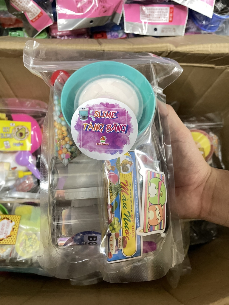 Bộ kit Slime Handmade đủ mẫu Mix
