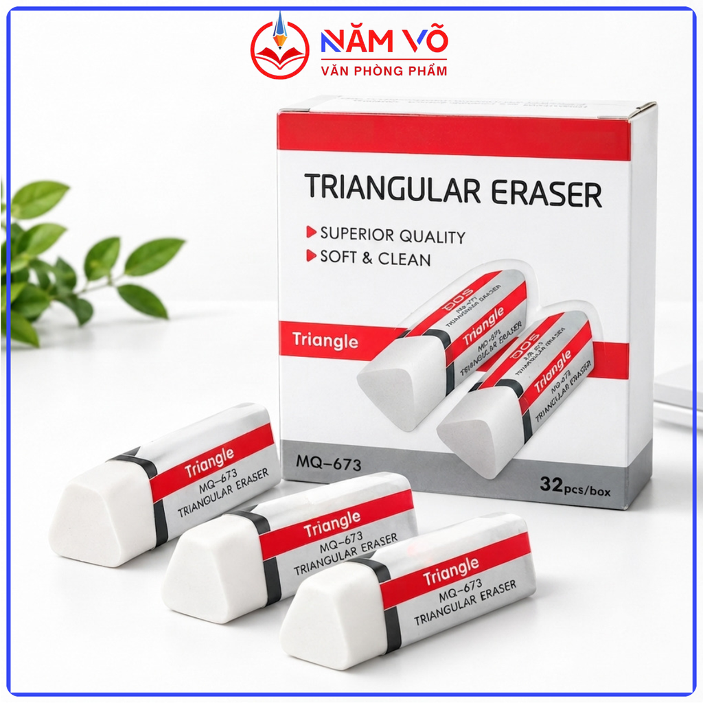 Gôm MQ 673 (32 Cái/ Hộp; 36 Hộp/ Thùng)