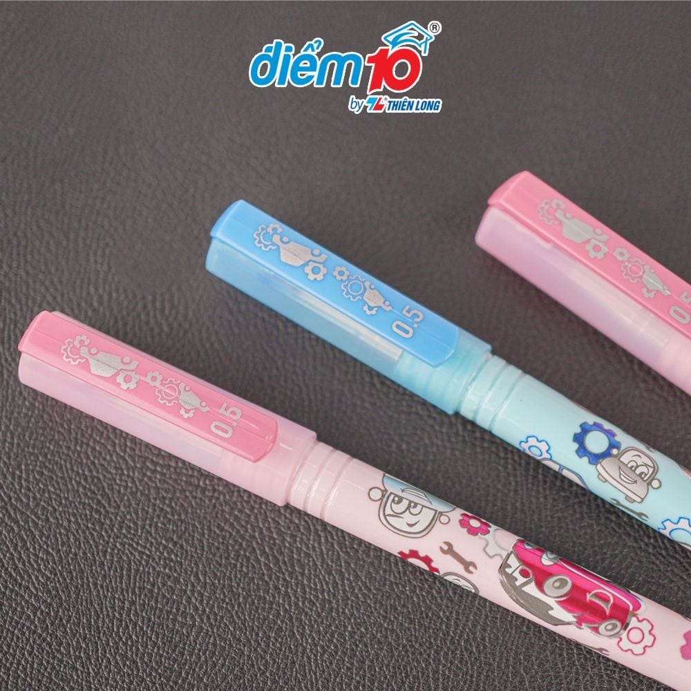 TL - Bút Gel TP-GEL038 (Xanh, Đen, Tím) (20 Cây/Hộp)