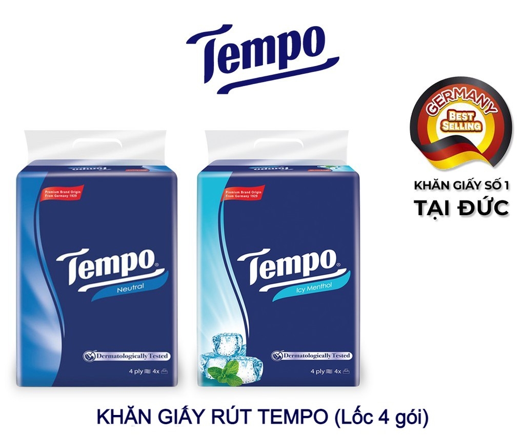 Khăn giấy bỏ túi Tempo Petit Túi ngắn (1 lốc 18 gói)