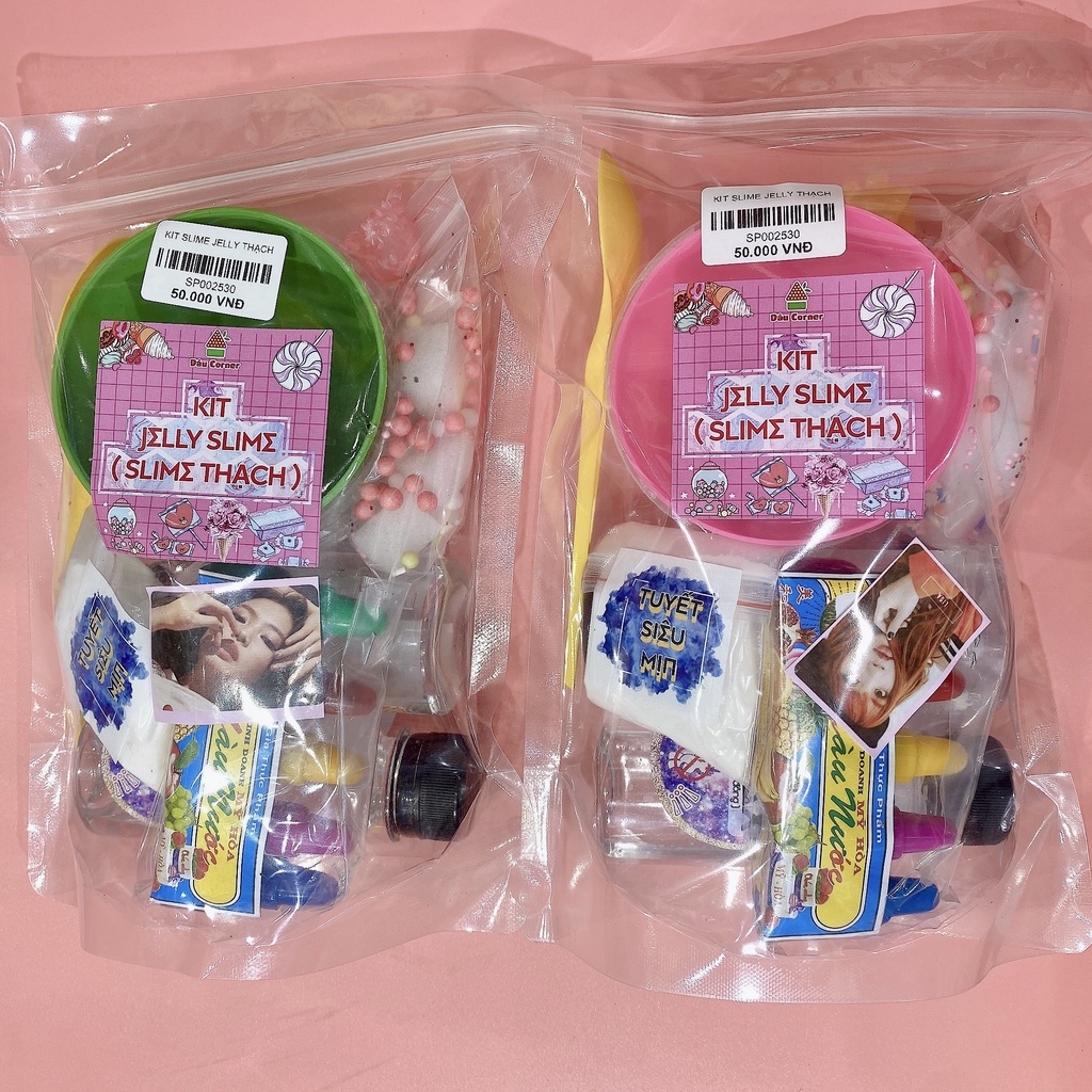 Bộ kit Slime Handmade đủ mẫu Mix