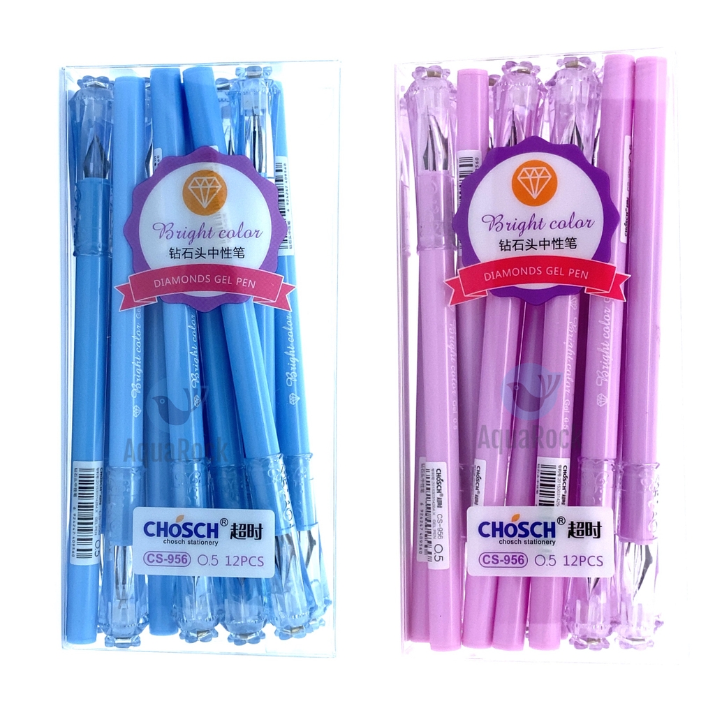 . Bút Kim Cương Tròn Chosch CS956 (12 Cây/Hộp; 12 Hộp/Lốc; 12 Lốc/Thùng)