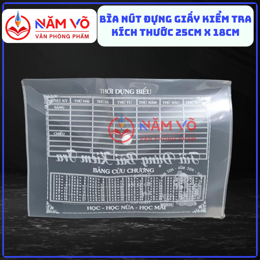Bìa Kiểm Tra Có In A5 (20 cái = Xấp; 2000 Cái/ thùng)