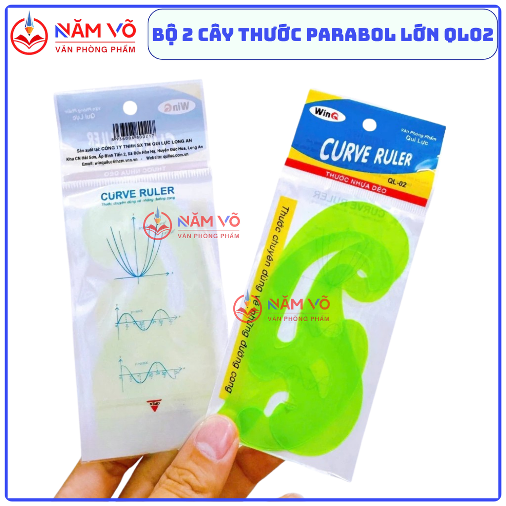 Win Q Thước dẻo ParaBol (2 Cây/Bịch) QL02 (20 Bịch/Hộp)