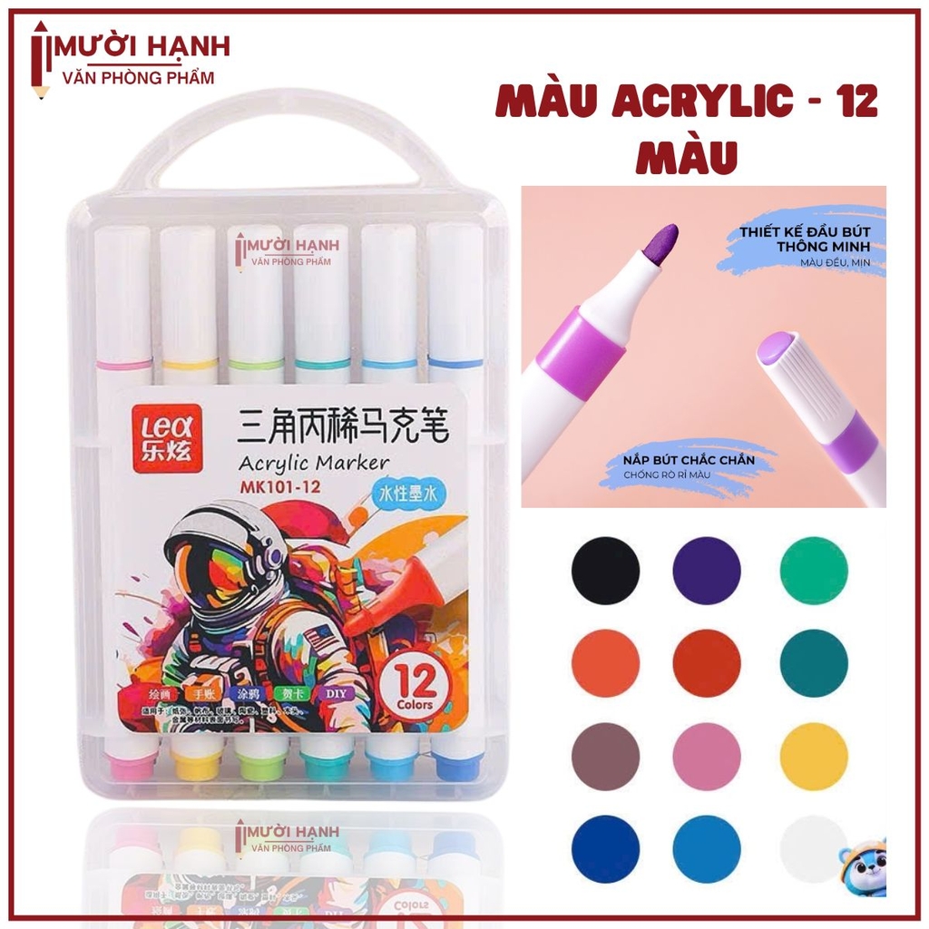 Bút Lông Màu ACRYLIC LEX MK101