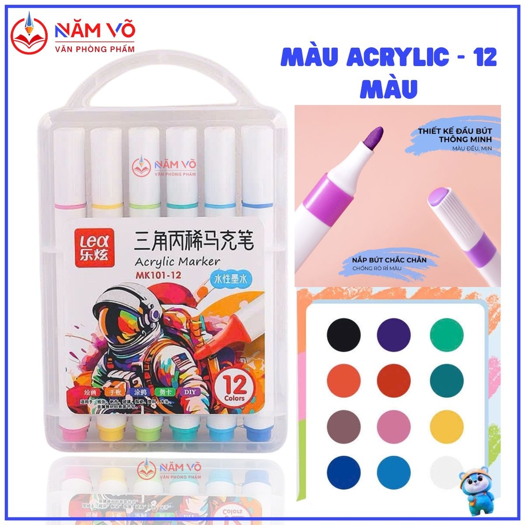 Bút Lông Màu ACRYLIC LEX MK101