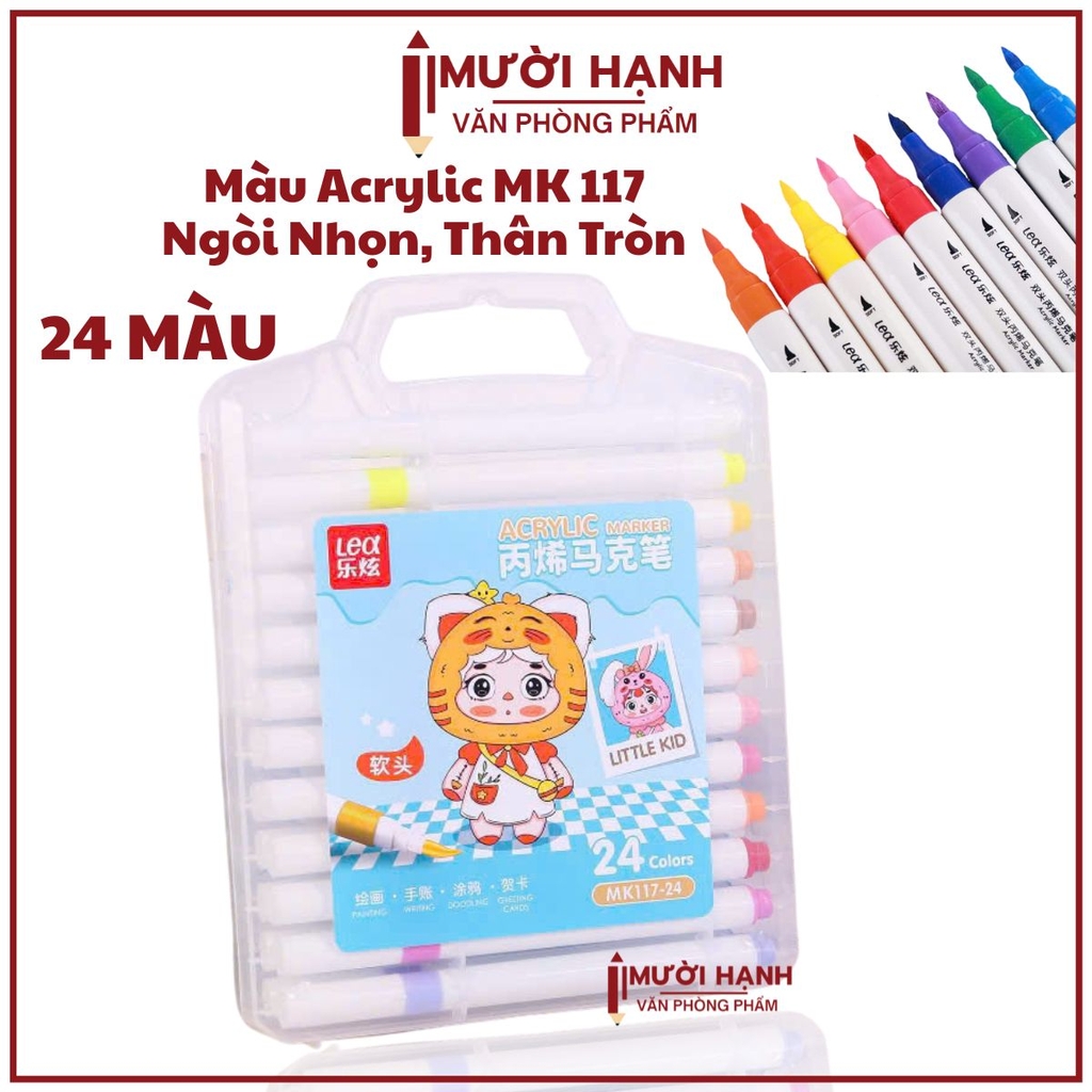 Màu Acrylic Lex 117 (Ngòi Nhọn, Thân Tròn)