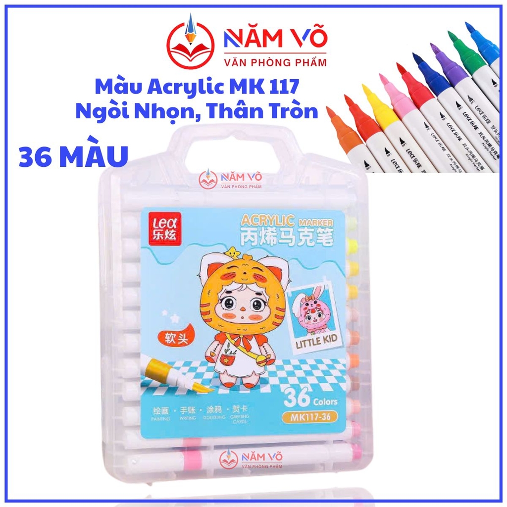 Màu Acrylic Lex 117 (Ngòi Nhọn, Thân Tròn)