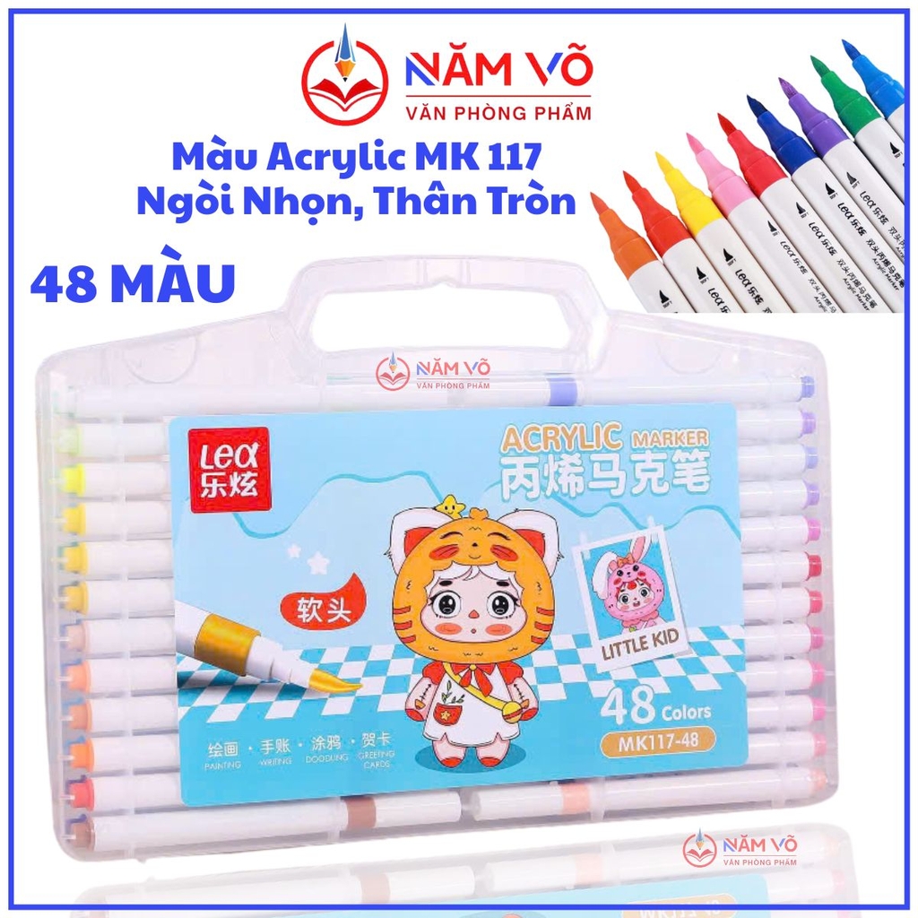 Màu Acrylic Lex 117 (Ngòi Nhọn, Thân Tròn)