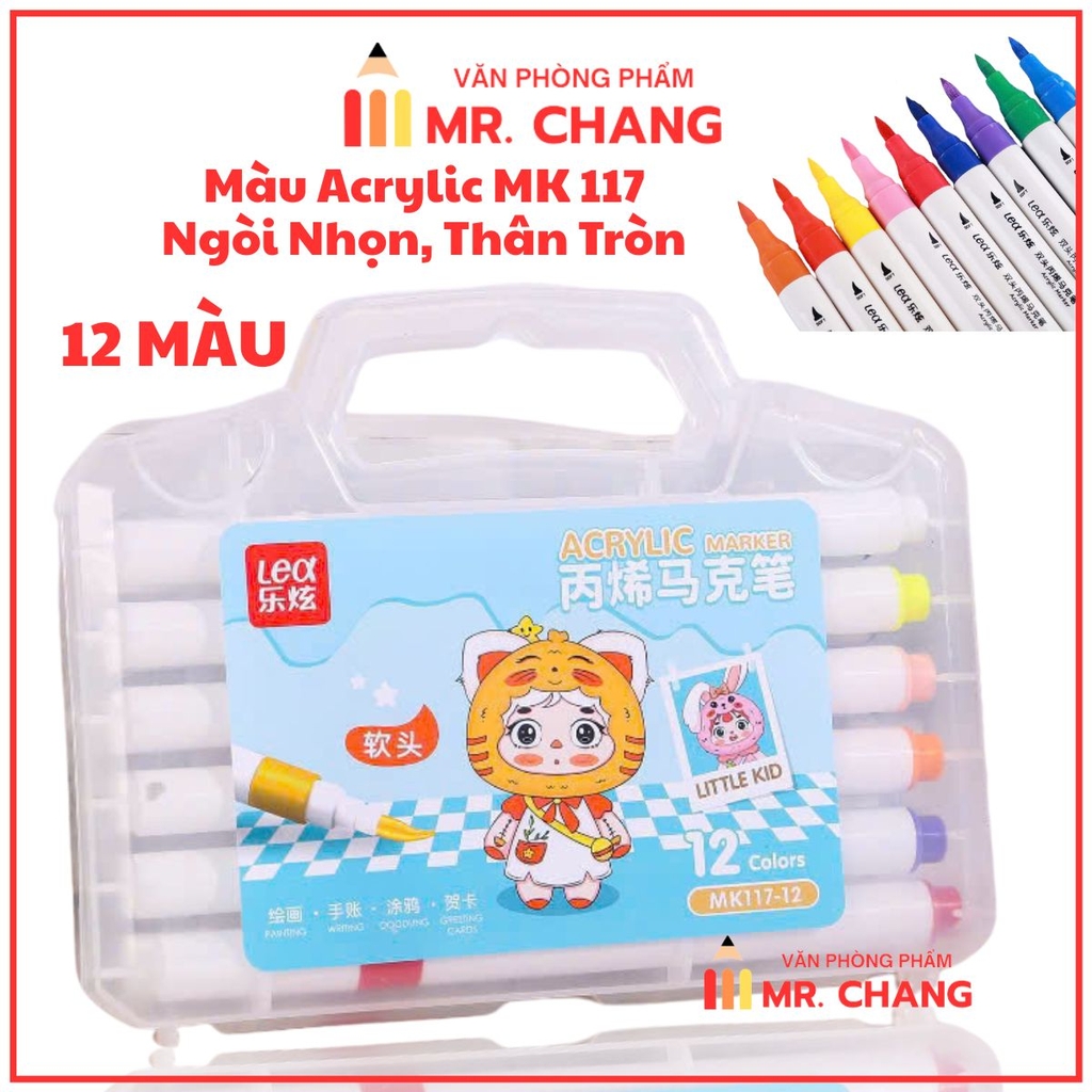 Màu Acrylic Lex 117 (Ngòi Nhọn, Thân Tròn)