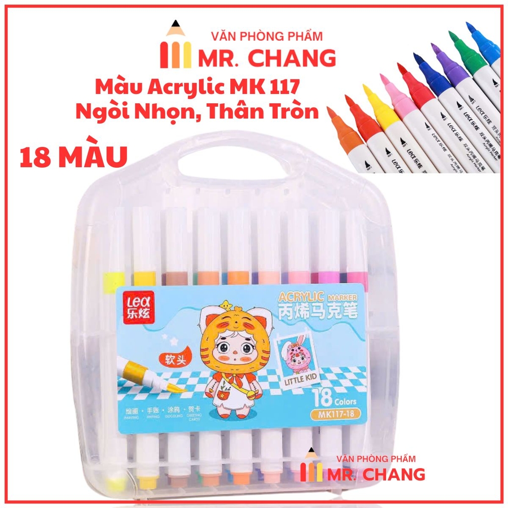 Màu Acrylic Lex 117 (Ngòi Nhọn, Thân Tròn)