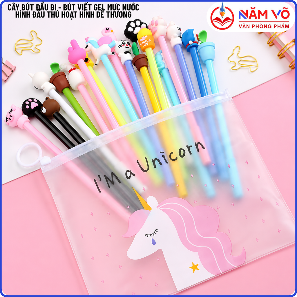 Bút Gel Đầu Thú 666 (20 Cây/Bịch; 25 Bịch/Hộp; 100 Bịch/Thùng)