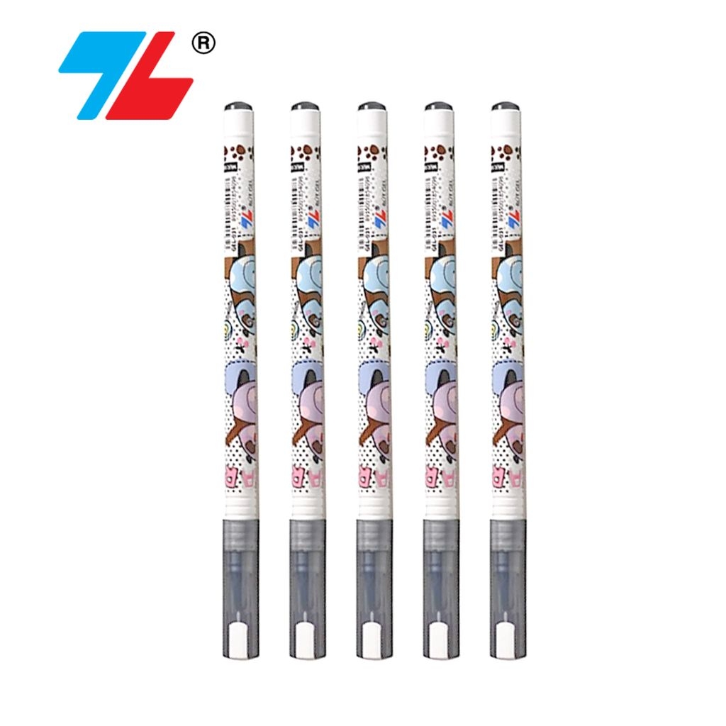TL - Bút Gel GEL031 (Xanh, Tím, Đen) (20 Cây/Hộp)