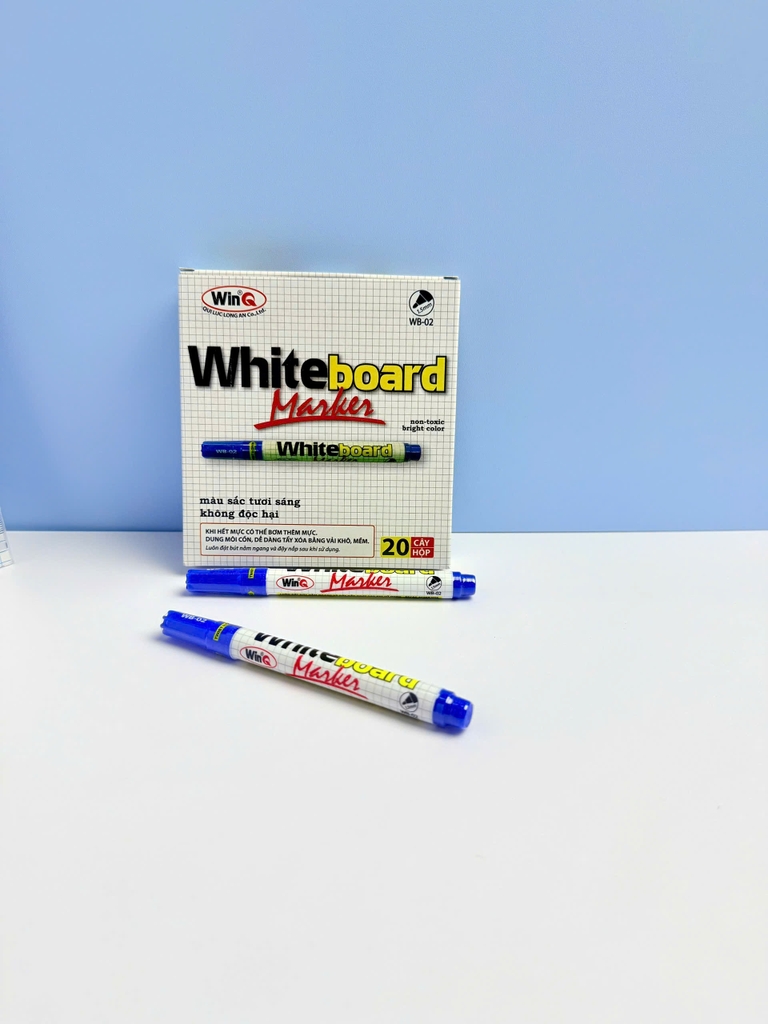 WinQ Bút Lông Bảng WB02 (20 Cây/ Hộp; 5 Hộp/ Lốc; 60 Hộp/ Thùng)