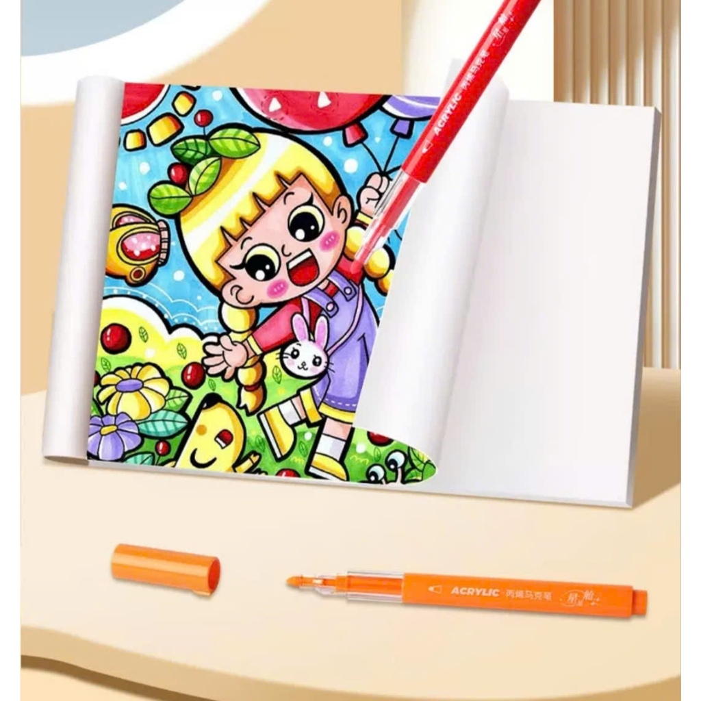 Bút Dạ Acrylic 50233 (Thân Tròn)