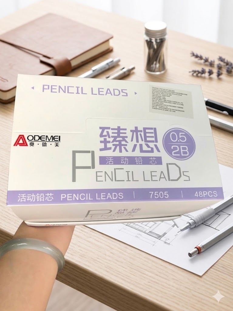 Ruột Chì Aodemei 7505 (1 Hộp/48 Ống, 24 Hộp/Thùng)