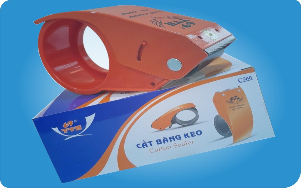 TTH - Dao Cắt Băng Keo Cầm Tay TTH C500 Bằng SẮT (50 Cái/ Thùng)