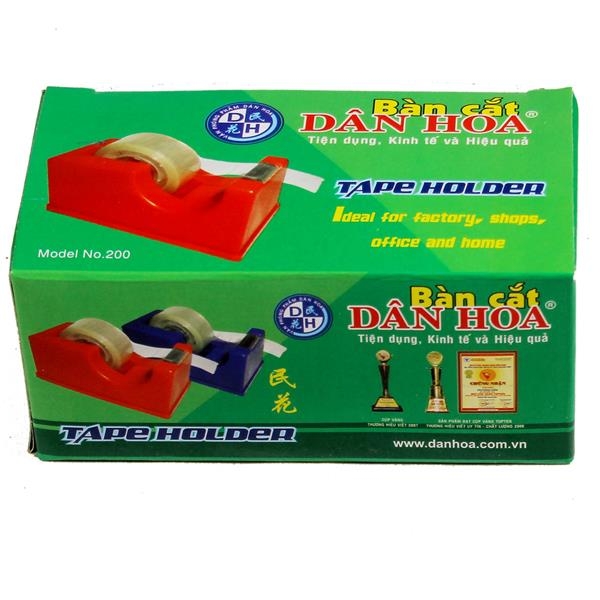 DH - Bàn Cắt 200 - Dụng Cụ Cắt Keo Dân Hoa (24 Cái/ Thùng)