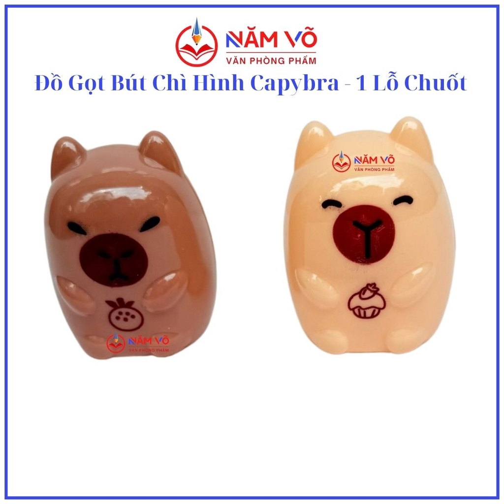 . Đồ Gọt Bút Chì Mẫu CapyBara No. 163 (48 Cái/ Lon; 48 Lon/ Thùng)