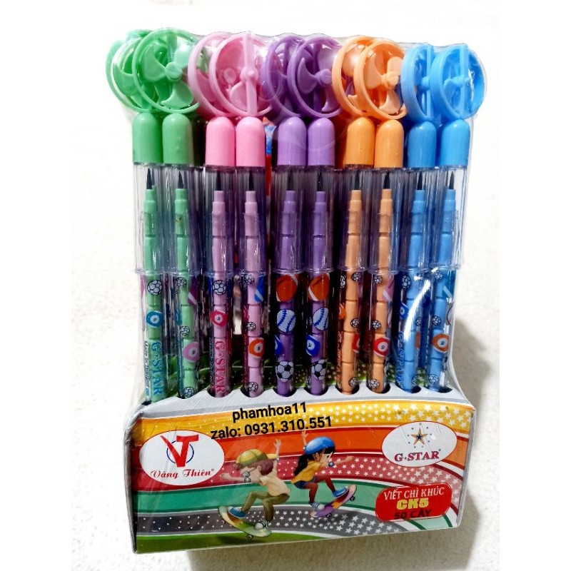 G-Star Bút Chì Khúc Hình Quạt CK05 (50 Cây/Hộp; 48 Hộp/ Thùng)