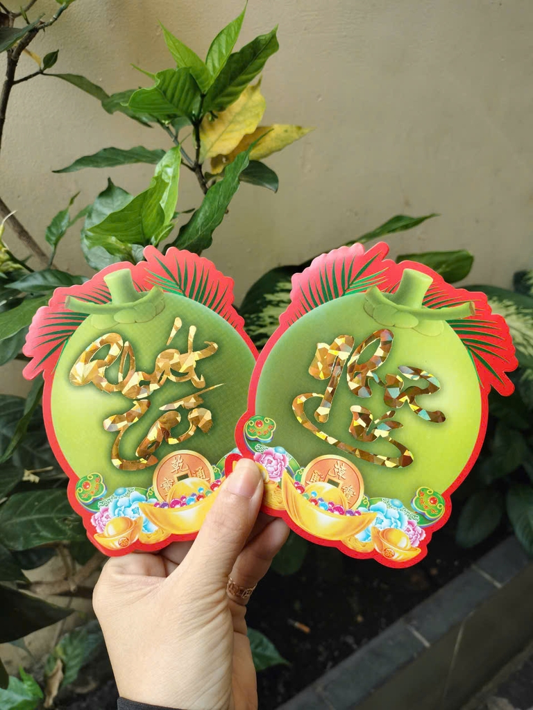 [HÌNH] Decal Dán Dưa Ép Kim Có Keo Hình Trái Cây Trang Trí Dán Dưa (10 Tờ/ Xấp; 10 Xấp/ Bịch)