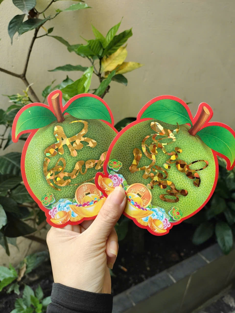 [HÌNH] Decal Dán Dưa Ép Kim Có Keo Hình Trái Cây Trang Trí Dán Dưa (10 Tờ/ Xấp; 10 Xấp/ Bịch)