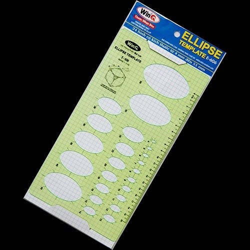 WinQ Thước Vẽ Hình Ellipse E606 (10 Cây/ Hộp; 5 Hộp/ Lốc)